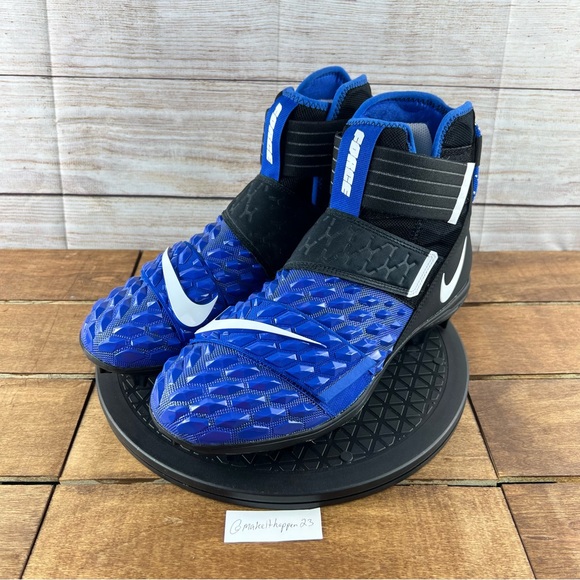 Nike Force Savage Elite 2 Football Cleats Blue Black - Picture 2 of 8